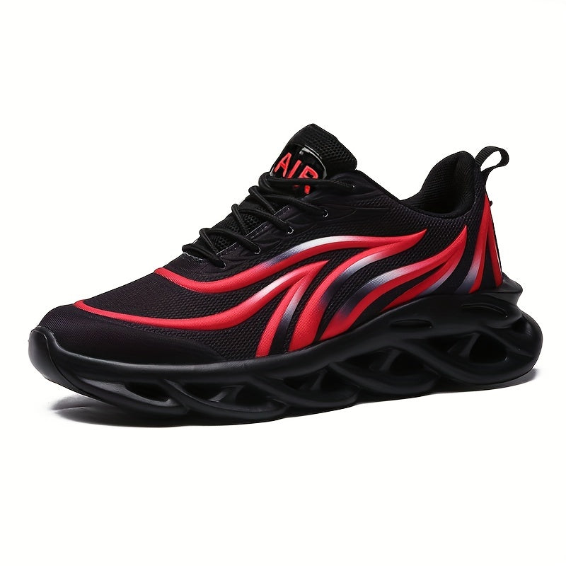 Men's Lace-up Blade Sneakers - Athletic Shoes - Lightweight And Breathable - Running Basketball Workout Gym