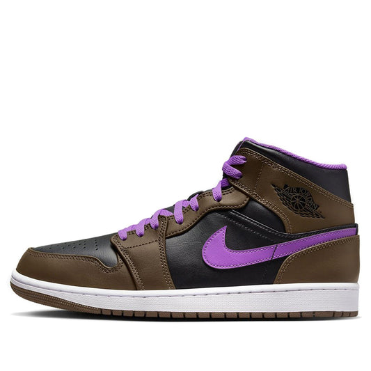 Air Jordan 1 Mid 'Purple Mocha'  DQ8426-215 Cultural Kicks