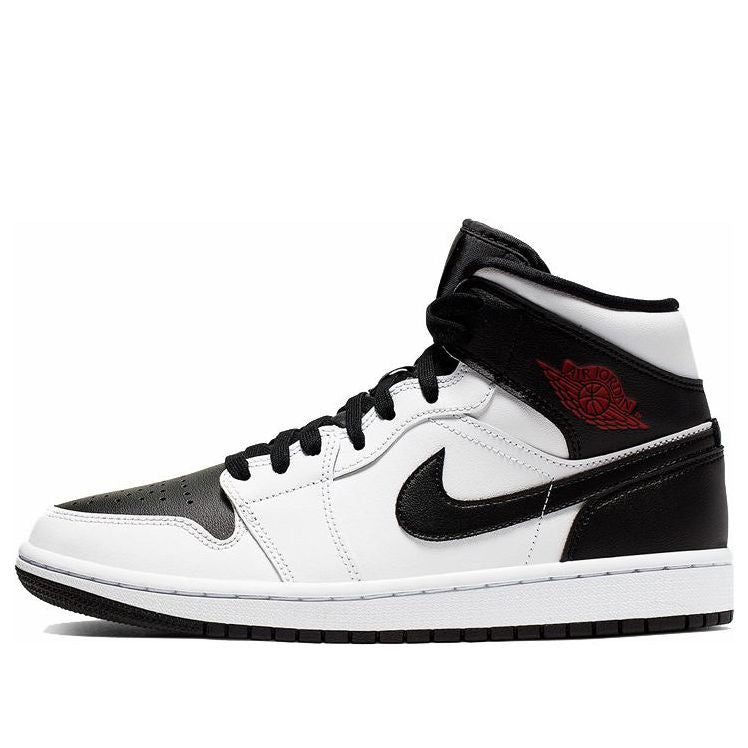 (WMNS) Air Jordan 1 Mid 'White Black'  BQ6472-101 Cultural Kicks