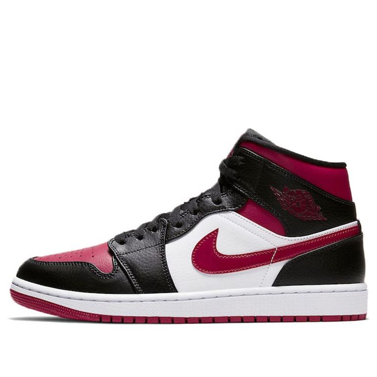 Air Jordan 1 Mid 'Noble Red'  554724-066 Iconic Trainers