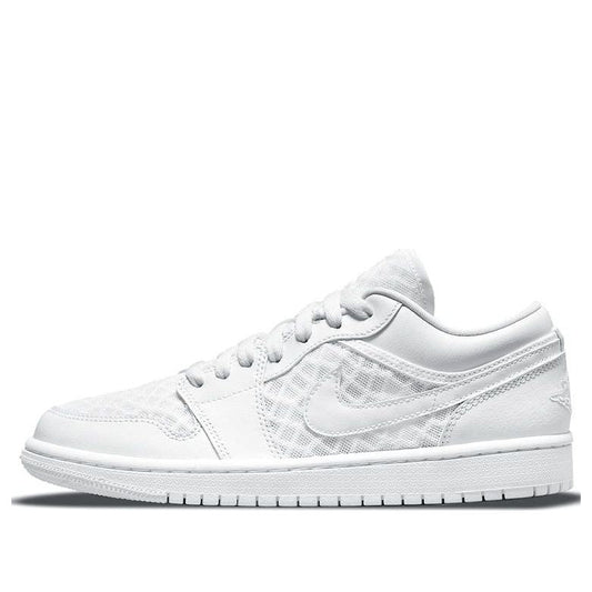 (WMNS) Air Jordan 1 Low Breathe 'Triple White'  DC9508-100 Iconic Trainers