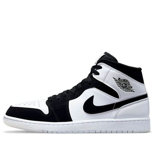 Air Jordan 1 Mid SE 'Diamond'  DH6933-100 Signature Shoe