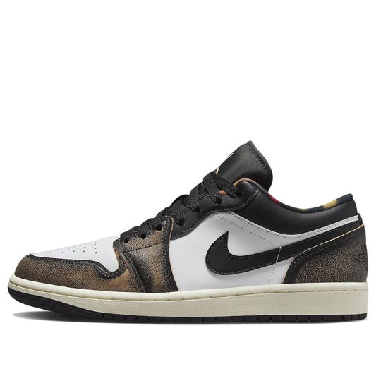 Air Jordan 1 Low SE 'Wear-Away - Tan'  DQ8422-001 Signature Shoe