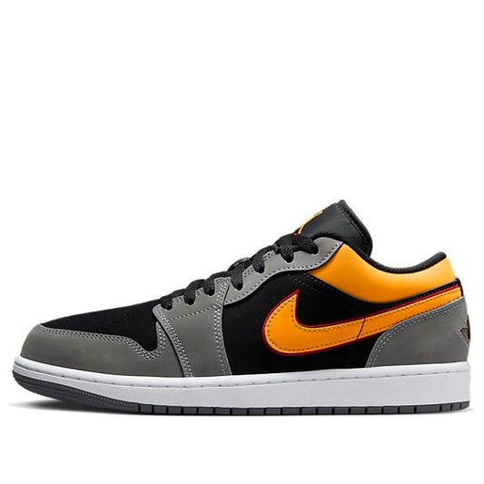 Air Jordan 1 Low SE 'Black Graphite Vivid Orange'  FN7308-008 Epoch-Defining Shoes