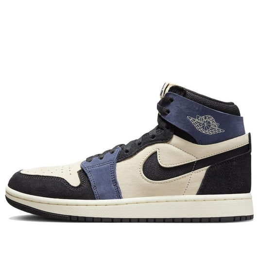 (WMNS) Air Jordan 1 High Zoom Comfort 2 'Blackened Blue'  DV1305-104 Vintage Sportswear