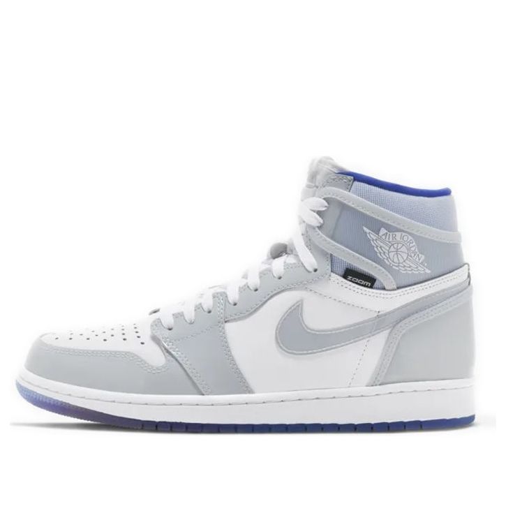 Air Jordan 1 High Zoom 'Racer Blue'  CK6637-104 Signature Shoe